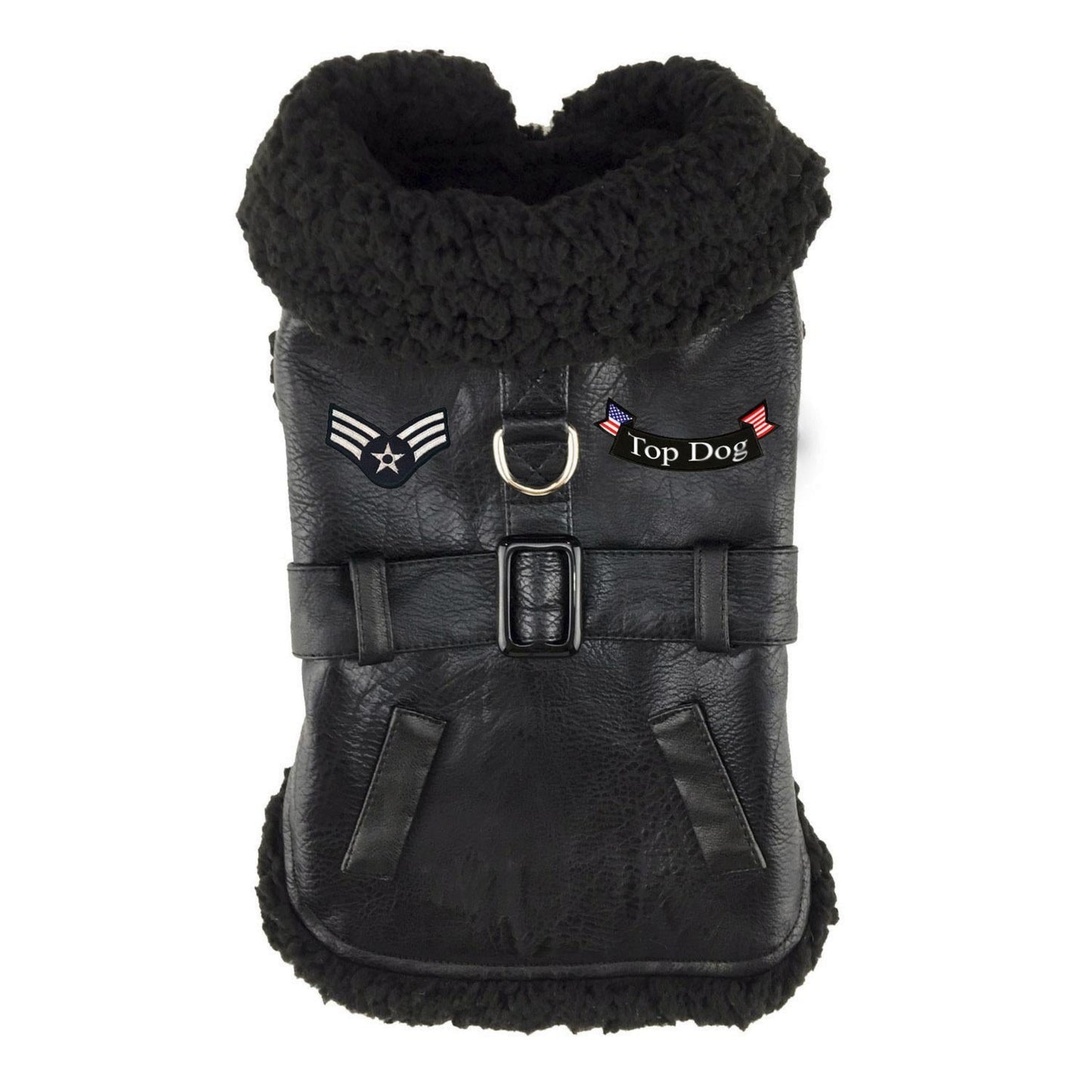 Top Dog Flight Harness Coat-Black-71949