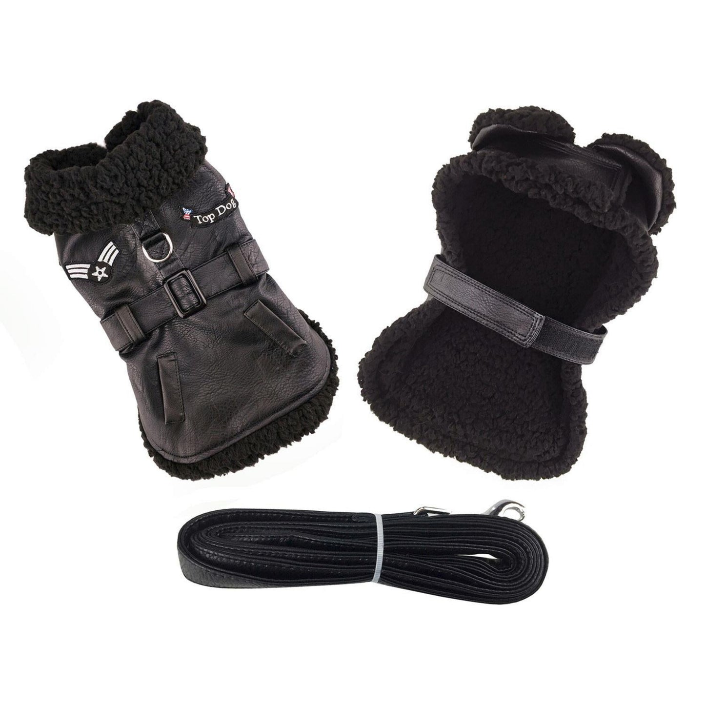 Top Dog Flight Harness Coat-Black-71949