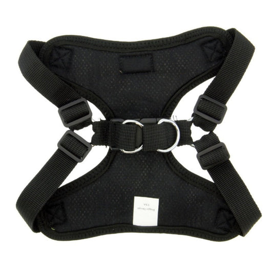 Wrap and Snap Choke Free Dog Harness | Black | Doggie Design