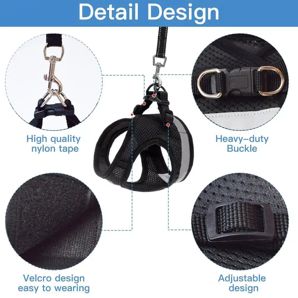 Cozy Cat Pet Harness And Leash