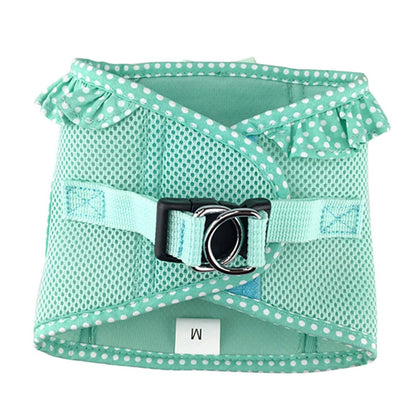 American River Choke Free Dog Harness Polka Dot Collection - Teal Polka Dot 71519