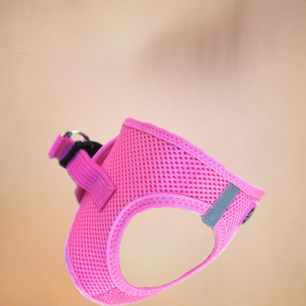 American River Ultra Choke-Free Mesh Dog Harness by Doggie Design - Candy Pink DD# 58590