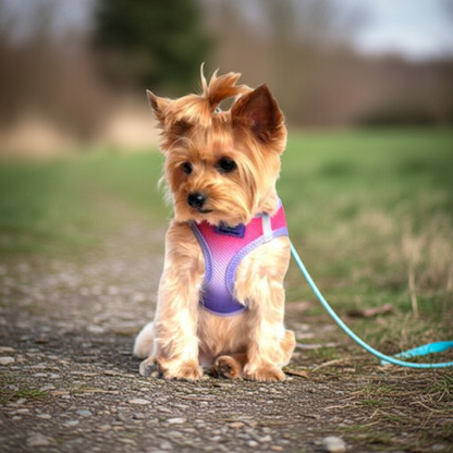 American River Choke Free Dog Harness Ombre Collection - Raspberry Sundae