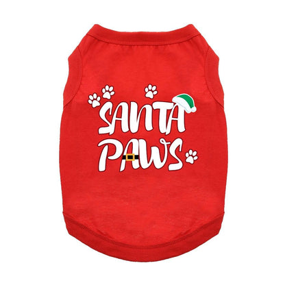 Santa Paws Dog Shirt - Red DD# 78717