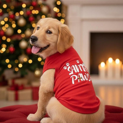 Santa Paws Dog Shirt - Red DD# 78717