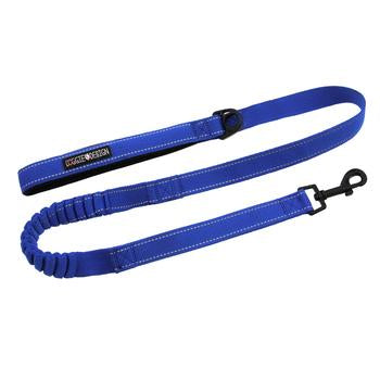 Soft Pull Traffic Dog Leash - Cobalt Blue