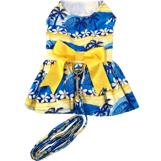 Catching Waves Dog Dress with Matching Leash 78499