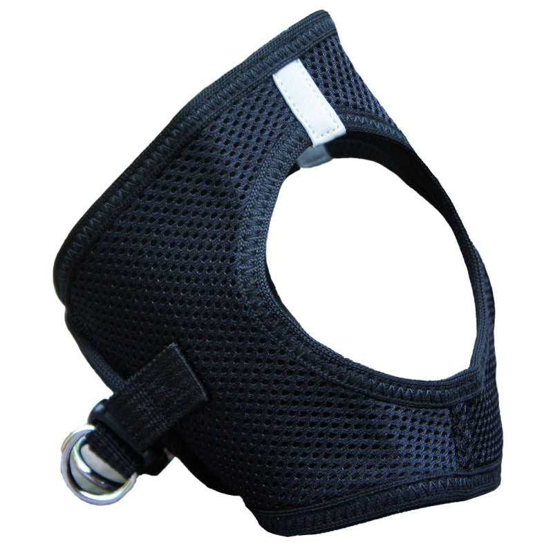 American River Ultra Choke-Free Mesh Dog Harness by Doggie Design-Black 10352