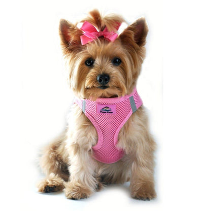 American River Ultra Choke-Free Mesh Dog Harness by Doggie Design - Candy Pink DD# 58590