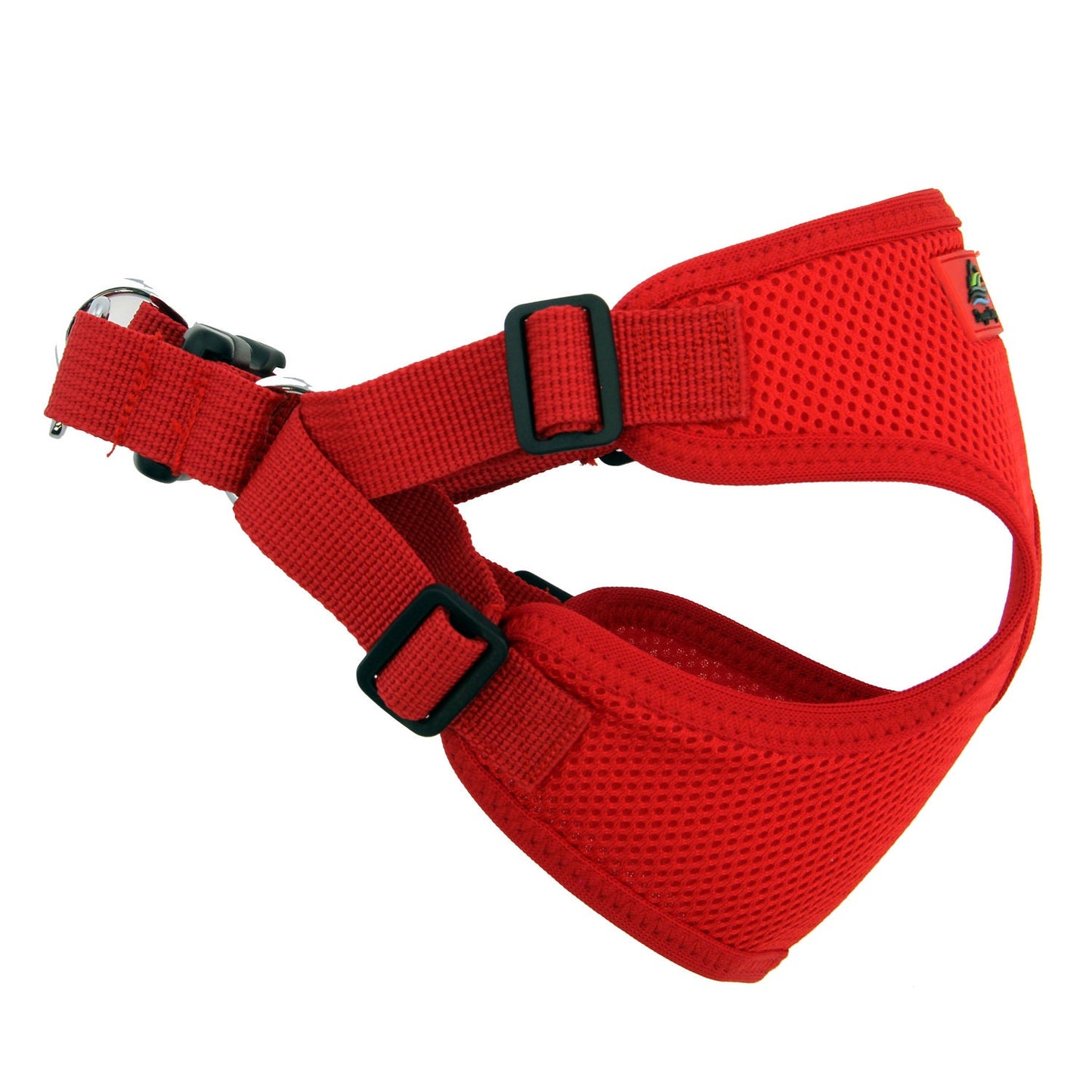 Wrap and Snap Choke Free Dog Harness By Doggie Design Flame Red-63329