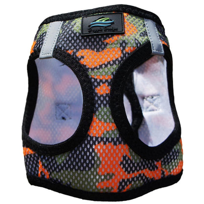 American River Choke Free Dog Harness Camouflage Collection Orange Camo 60944