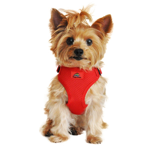 Wrap and Snap Choke Free Dog Harness By Doggie Design Flame Red-63329