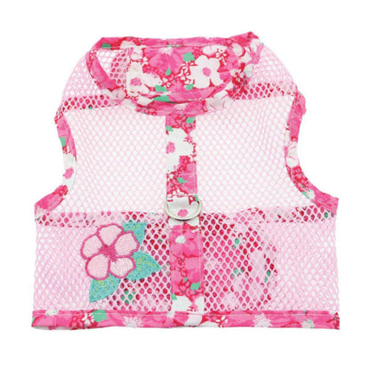 Cool Mesh Dog Harness Hibiscus Pink
