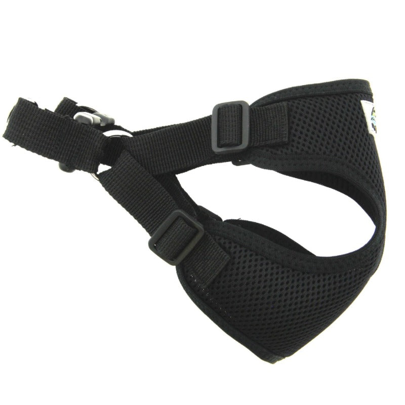 Wrap and Snap Choke Free Dog Harness Small Large Dogs Black