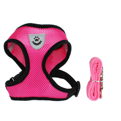 No Choke, Breathable Mesh, Adjustable Harness and Leash Set | Vest Harness for Large And Small Dog Pet 1PC