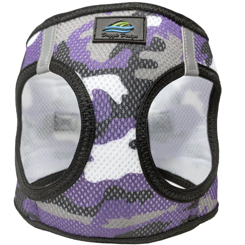 American River Choke Free Dog Harness Camouflage Collection Purple Camo 78525