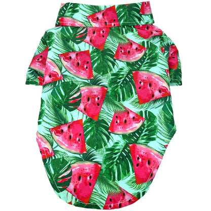 Doggie Design's Hawaiian Camp Shirt Juicy Watermelon  78505