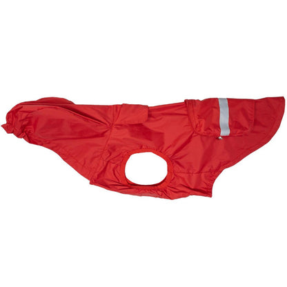 Doggie Design Packable Raincoat-Red 78546