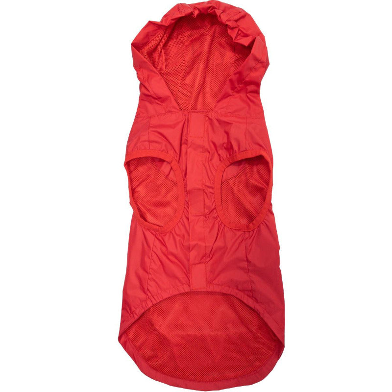 Doggie Design Packable Raincoat-Red 78546