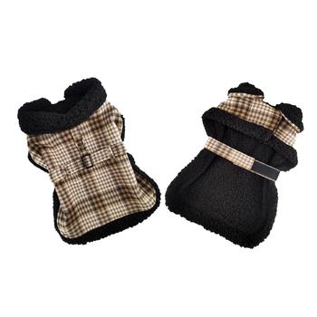 Sherpa-Lined Dog Harness Coat